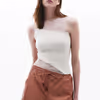 Lace Detailed Tank Top OX-RIBMIXLET