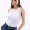 Halter Neck Rhinestone Detailed Tank OX-KASTASHAL