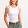 Jacquard Seamless Crop Top OX-PADSIFJAK1