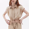 Loose Fit Crop Shirt OX-PAMLASGOM
