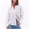 Oversize Blouse with Embroidery Details OX-VULNAKLUZ