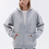 Soft Touch Sweatshirt with Zippers OX-PAPZIPRIB